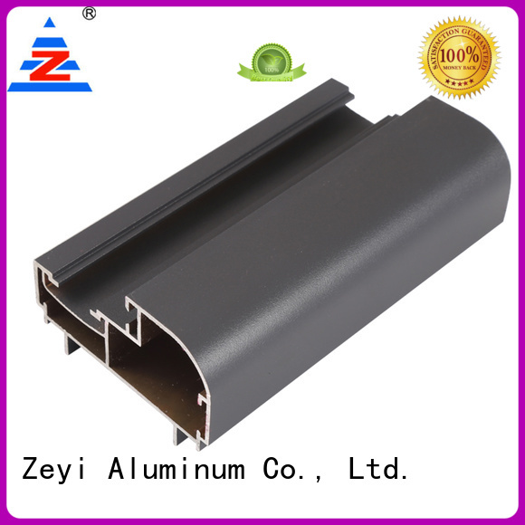 Zeyi black aluminium section sizes supply for architecture