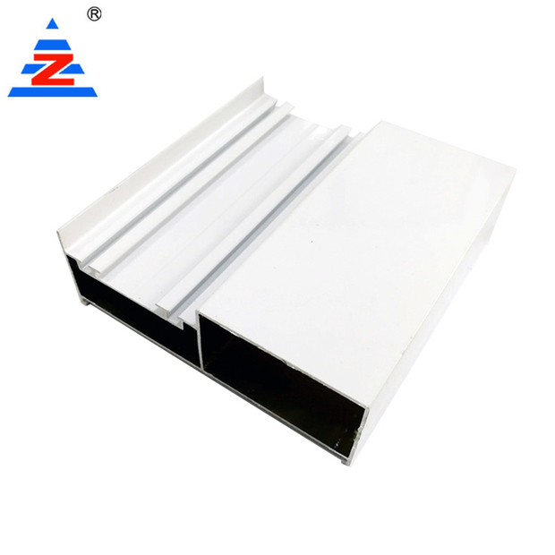 Aluminium wardrobe extrusions profile white powder coating