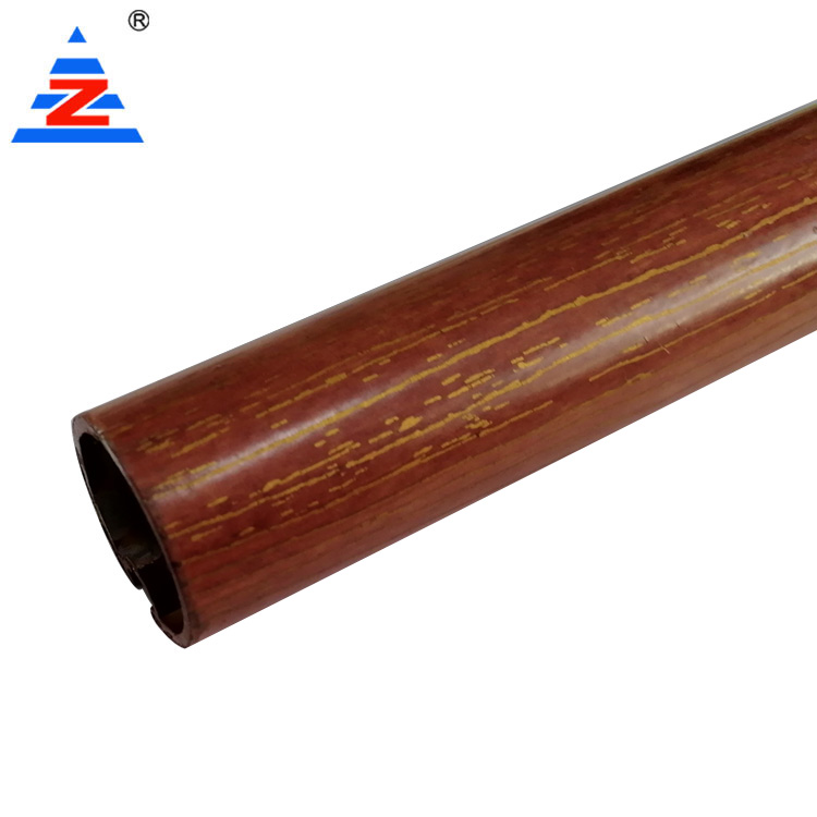 OEM High quality Wood Color Aluminum Curtain Rod1.jpg