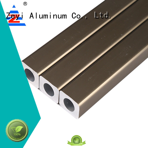 Zeyi electrophoresis aluminium profile size supply for industrial