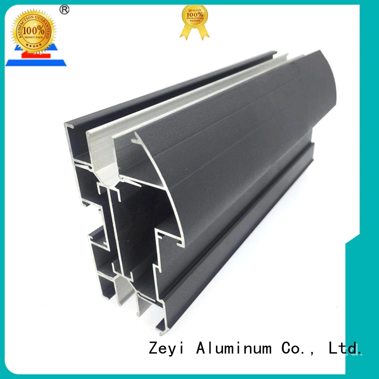 Wholesale extruded aluminium window frames black factory for decorate