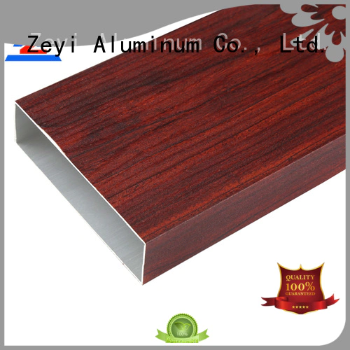 Custom aluminium edge profile wooden factory for industrial
