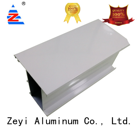 Zeyi High-quality aluminium section door price factory for decorate