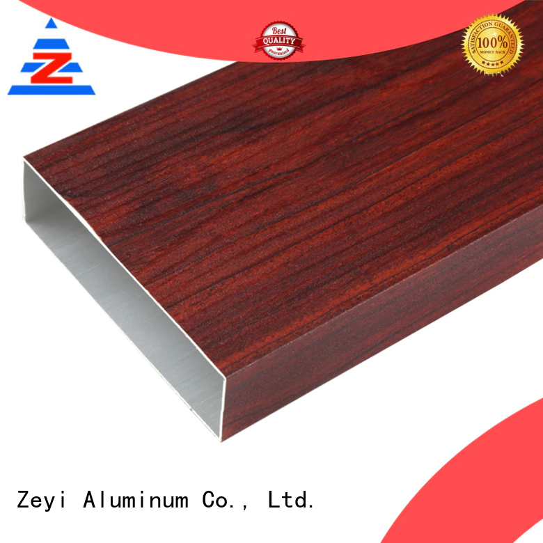 Zeyi colors aluminium profile price supply for decorate