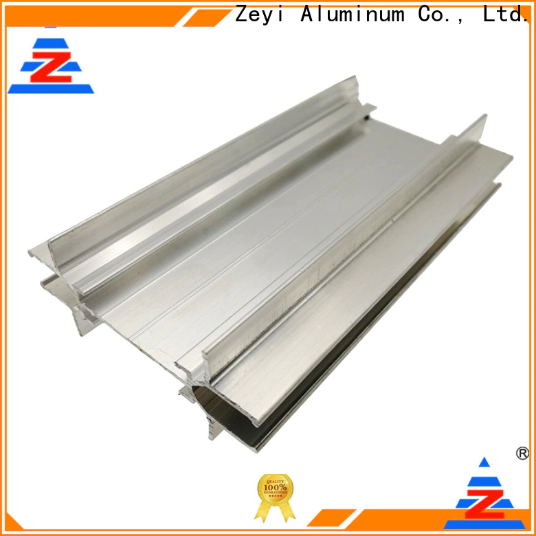 Zeyi black aluminium door jamb extrusion supply for industrial
