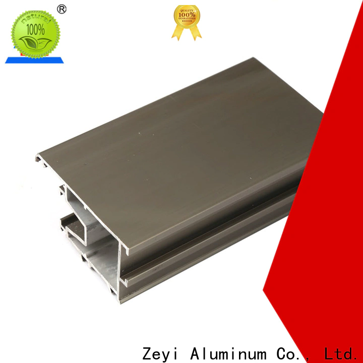 Zeyi bridge aluminium section sliding window company for decorate