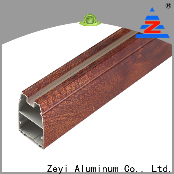 Zeyi colors aluminium profile glass supply for architecture